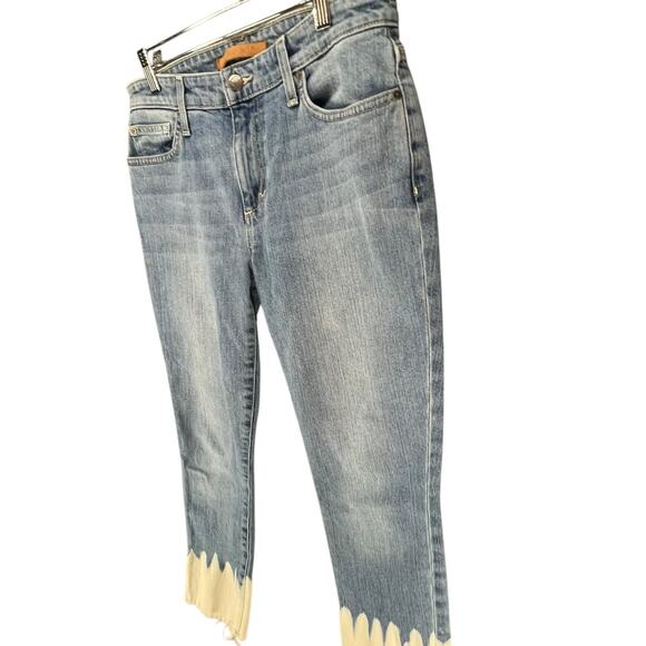 Joes Icon Ankle Sigourney Jeans Womens 28 Blue Dip Dye Skinny Stretch Boho Chic - Picture 4 of 16